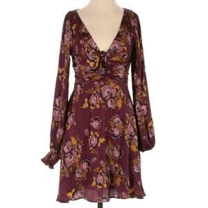Free People Morning Light Long Sleeve Dress
